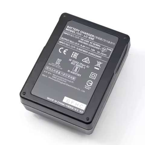 E6 LC-E6E Charger For Canon EOS 70D 60D 5D 5D III II IV 6D 6D MARK II 60D 80D 7D MARK II uv sterlize