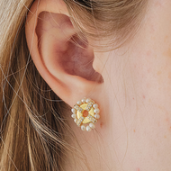 LESIS｜Lifebuoy Pearl Earrings 小珍珠救生圈耳環