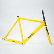 ♦Ardently Arena Pista Frameset 700C Aluminum Fixed Gear Frame Carbon Fork Track Fixie Bike 53/55 ~☢