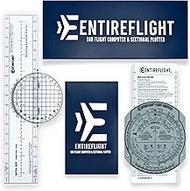 EntireFlight - E6B Flight Computer, Aviation Plotter, & Manual Box Set - Essential Pilot Accessories