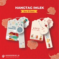 GANTUNGAN Chinese New Year HANGTAG | CHINESE NEW YEAR HAMPERS HANGER | CHINESE NEW YEAR HAMPERS 1 SE