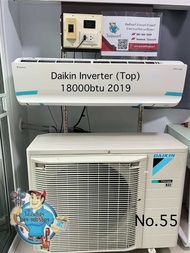 แอร์มือสอง Daikin inverter 18000btu ตัวท๊อป ปี 2019⭐️⭐️