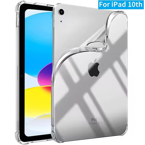 Shockproof Silicone Case For New iPad 10 2022 10th Generation A2696 Flexible Transparent Cover for A