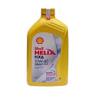 Oli SHELL HELIX HX6 SAE 10W-40 1 LITER Oli Shell Mobil HX6 Oli Shell HX6 Motor 1 Liter Original
