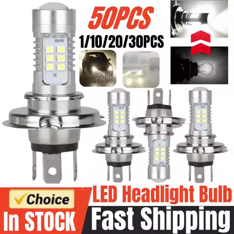 H4 9003 HB2 LED Headlight Bulb Super Bright 12V Car Head Lamp Bulb 6000K 220W Car Running Lamp IP67 