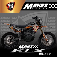 Decal Sticker Motor Cross KLX 150 BF Fullbody - Decal Sticker KLX BF / G /EXTREME Design Md 21.05