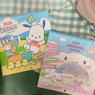2026 Sanrio 12k Wall Calendar Pacha Dog Big-Eared Happy Desk Monthly 115 Years Made In Taiwan