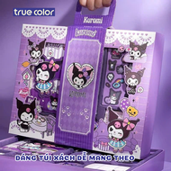 Set quà tặng đồ dùng học tập Melody dễ thương cho trẻ - Bộ văn phòng phẩm tone hồng xinh xắn