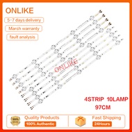 NEW Backlit TV Samsung 10 LED 4-row u49j5200a un49m5300a V8DN-490SMB-R1 V8DN-490SMA-R1 49J5200 49J52
