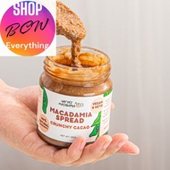 TH เนยถั่วแมคคาเดเมีย รส CRUNCHY CACAO สูตรคลีน ผลิตสดใหม่ | Clean Macadamia Chocolate Spread / Nut