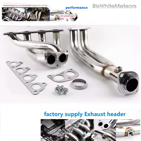performance stainless steel Exhaust Manifold Header 4-2-1 for 1988-2000 Honda Civic EJ/EG/EH/EK D15 