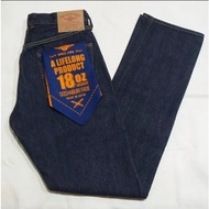 FLATHEAD FN-8004 Wide Tapered 18OZ Denim Jeans
