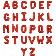 16"red letter balloon