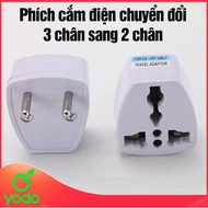 3-prong to 2-Prong Power Plug