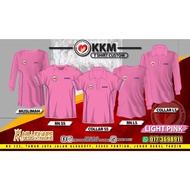 |TSHIRT KKM LIGHT PINK |Baju KEMENTERIAN KESIHATAN|MUSLIMAH|COLLER| Lelaki & Wanita|KKM Work Wear |M