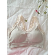 Si bra size 70/75 AB xamh striped cream lace