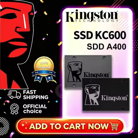 Kingston A400 KC600 SSD 2.5 Inch SATA III 120GB 240GB 480GB 960GB 256GB 512GB 1TB 2TB Internal Hard 