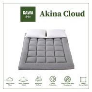 Kawa Topper ท็อปเปอร์ การันตีความหนา รุ่น Akina Cloud เบาะรองนอน ที่นอนหนา 3 นิ้ว ห่านเทียม ผ้ากันไรฝุ่น สัมผัสนุ่ม 3.5 ฟุต 5 ฟุต 6 ฟุต