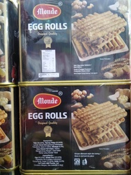 Monde Egg Roll/Monde Serena Egg Roll 600gr/Monde Serena Egg Roll Original 600gram/Biskuit Monde Sere