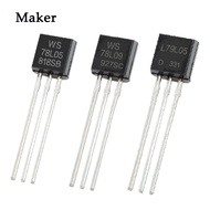 20Pcs 78L05 78L08 78L12 78L15 Transistor Voltage Regulator Triodes