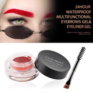 Handaiyan 5color Super Waterproof Eyebrow Cream Long Lasting Eyebrow Multi-functional Cream T3r3