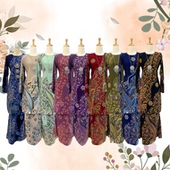 New Design !! in 9 colors Baju Kurung IN moden baju raya 2026 Floral Grace- Baju Kurung Size XS-5XL