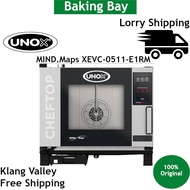 UNOX CHEFTOP MIND.Maps XEVC-0511-E1RM Commercial Combi Oven Auto Washing LCD Touch Screen Unox Oven Unox Convection Oven