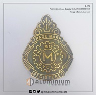 THE MISTER - Plat Emblem Logo Sepeda Ontel Jawa Merk The Mister - B176 - MK Aluminium