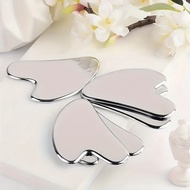 Thick Smooth Stainless Steel Scraping Board Facial Tool Metal Massage Reduce Edema Beauty Skin Care 