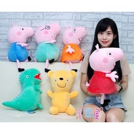 台灣直送 Peppa豬 毛公仔 大公仔 12吋 32cm Peppa Pig 佩佩豬 小豬佩奇 粉紅豬小妹 George Daddy Mummy Dinosaur 恐龍 Teddy Bear 絨毛公仔