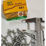 WOOD SCREW 1" X 8MM I WOOD SCREW BTS TAPING SCREW/
