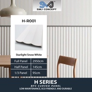 SMJ Ser-H Fluted Wall Panel WPC Panel Wall Panel Fluted Wall Panel PVC Fluted Panel Wall Panel Board