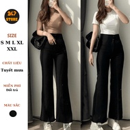 High Waist Flared Pants 100cm Long Q501/P0K31