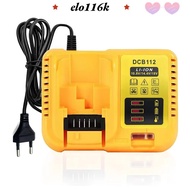 ELOK Lithium Battery Charger, Plastic 18V 20V Battery Adapter,  Converter Base DCB112 Power Tool Ada