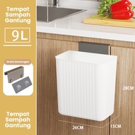 Inaso Tempat Sampah Tutup Dapur Gantung Tong Sampah Plastik Trash Bin Meja Toilet Kamar Mandi Serbag