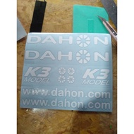 Dahon CUTTING STICKER STICKER STICKER DAHON GLOSSY STICKER Package