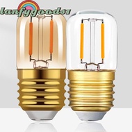 LANFYGOODS T28 Crystal Light Bulb, E26 E27 1W LED Light Bulb,  2200K Incandescent Candle Candle Bulb