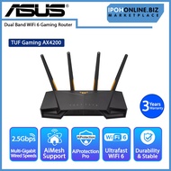 ASUS TUF Gaming AX4200 Dual Band WiFi 6 Gaming Router with 2.5Gbps port AiMesh AiProtection Pro | Ip