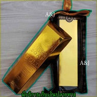 สบู่มาดามเฮง แท่งทองคำ สบู่ Gold luxury สบู่ขมิ้น สูตรอโรมาเธอราปี Madame Heng Aroma Soap