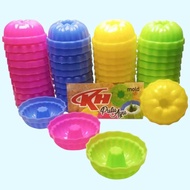 Food Grade Round Putu Ayu Cake Mold || Putu Ayu Thick Plastic Steamed Cake Mold