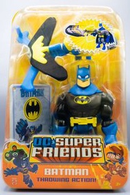 全新 Mattel DC Super Friends Batman 蝙蝠俠 Throwing Action