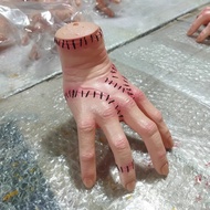 Halloween Horror Severed Hand Figurine Addams Family Wednesday Thing Resin Severed Palm Small Orname