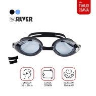 SILVER Adult Swim Goggles with Mirror Reflector / Adult Swim Goggles - 67271.1913