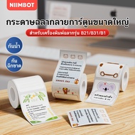NIIMBOT B21/B1/B3S/B31 Color Label Printing Paper Thermal Waterproof Name Sticker