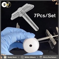 Cork Borer Set of 7 Long Handle Cork Borer Set Laboratory Manual Rubber Plug Punch