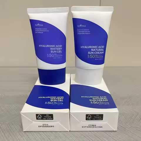 Isntree Hyaluronic Acid Natural Anti-Sun Cream Hyaluronic Acid Refreshing UV-proof No traces