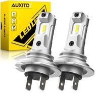 AUXITO 2PCS H7 LED Headlight Bulbs 12000LM Super Bright  Fog Light Blubs 6500K CSP Chips LED for Car