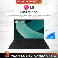 [FAST SHIP] LG gram 16 | 16" IPS Non Touch | U5 256V | 16GB LPDDR5X | Intel Arc | Win 11 Home Laptop