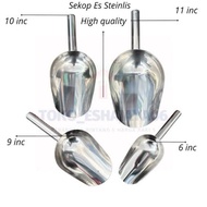 11 inch Stainless Steel Ice Scoop Stainless Steel Scoop Coffee Bean Scoop Rice Ladle Ice Scoop