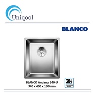 BLANCO ANDANO 340-U Single Bowl Stainless Steel Sink